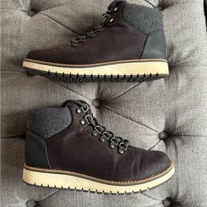 White Mountain Clifton Lace Up Boots Women Size 7.5